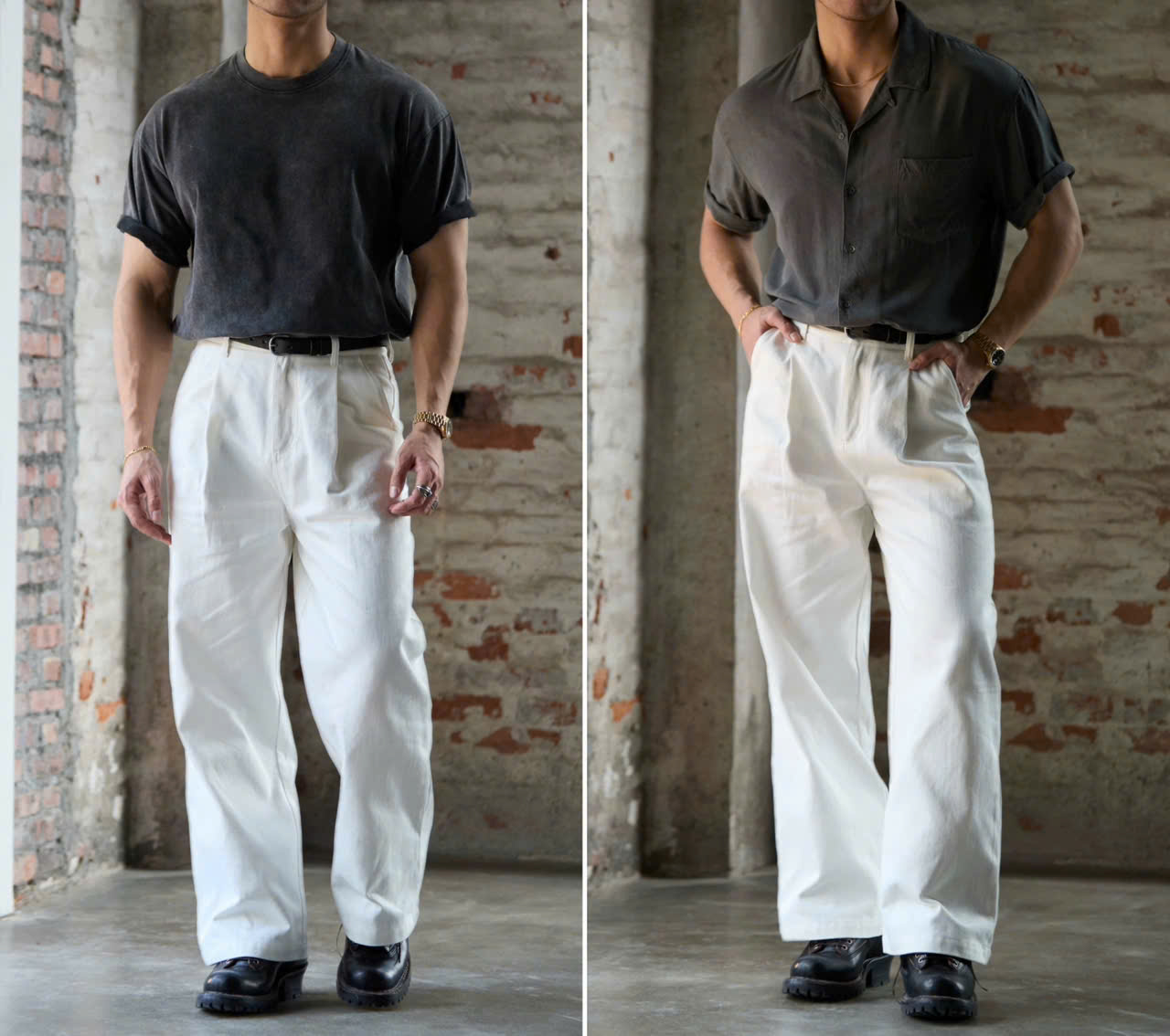 Quần jean ống rộng nam nữ LaKa-Fashion HTPA